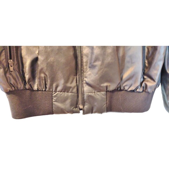 Vintage King Louie Pro Fit Black Puffer Jacket UAW 1243 Made In USA Size M - Picture 9 of 9